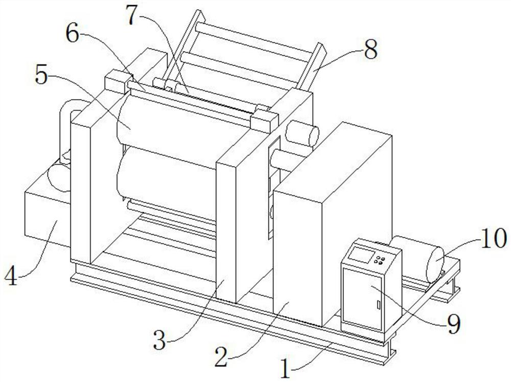 Calender for plastic product processing and using method thereof