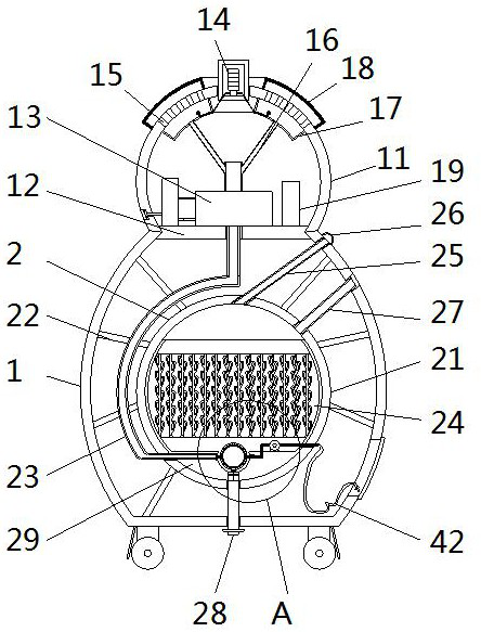 Long-distance transmission device for fire alarm