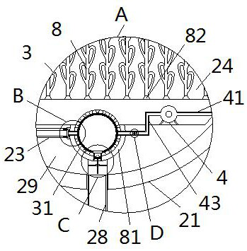 Long-distance transmission device for fire alarm