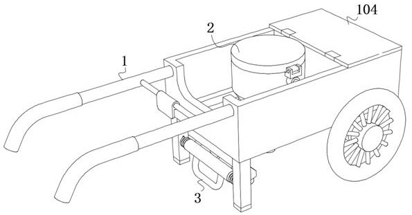 Concrete transportation device for concrete pavement repairing