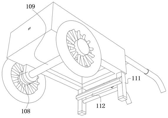 Concrete transportation device for concrete pavement repairing