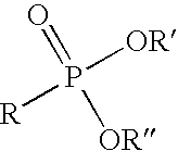 Composite structure with organophosphonate adherent layer and method of preparing