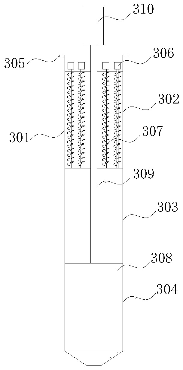 Viscous liquid injection device for liquid speed bumps