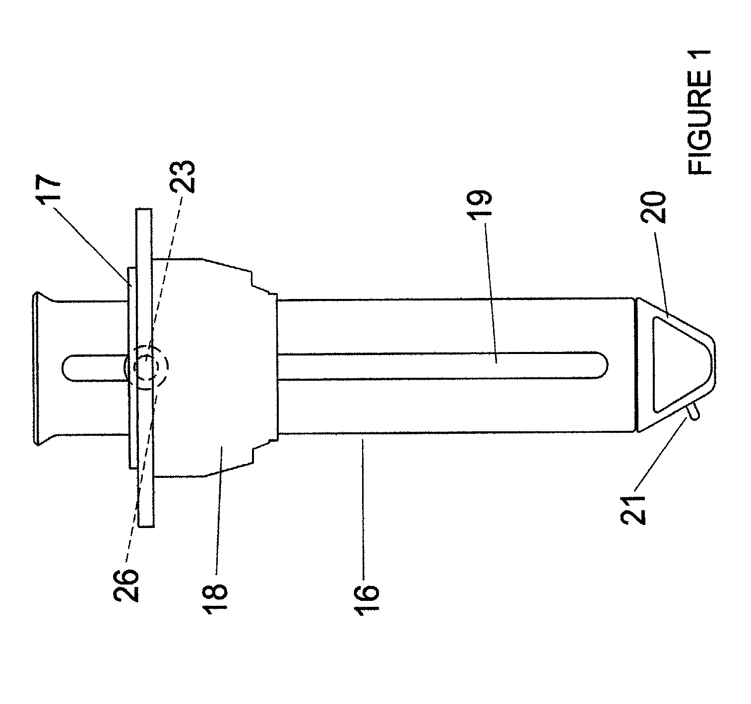 Pivoting rod holder