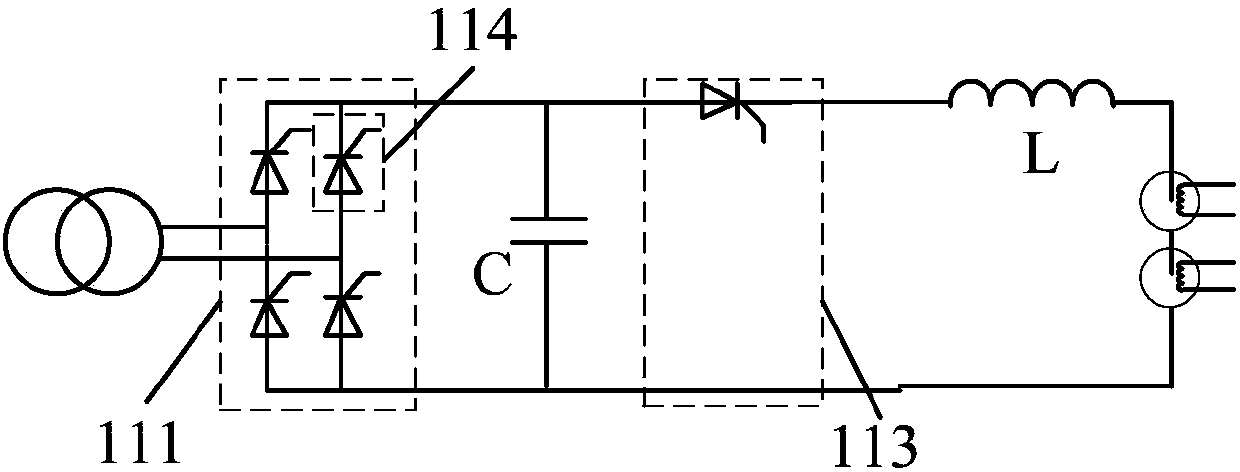 DC circuit breaker energy supply system and control method and device thereof