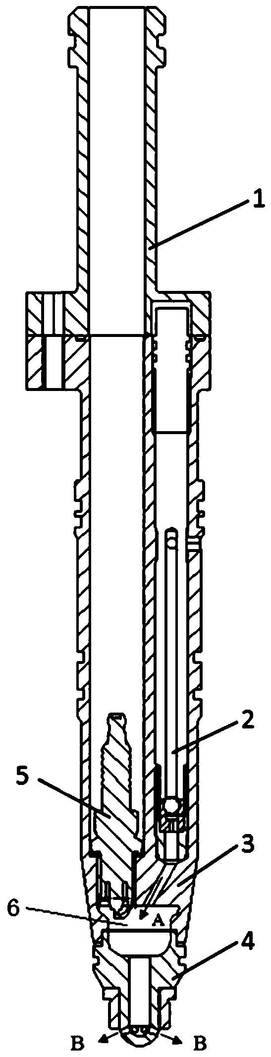 Pre-combustion chamber structure of fuel gas engine