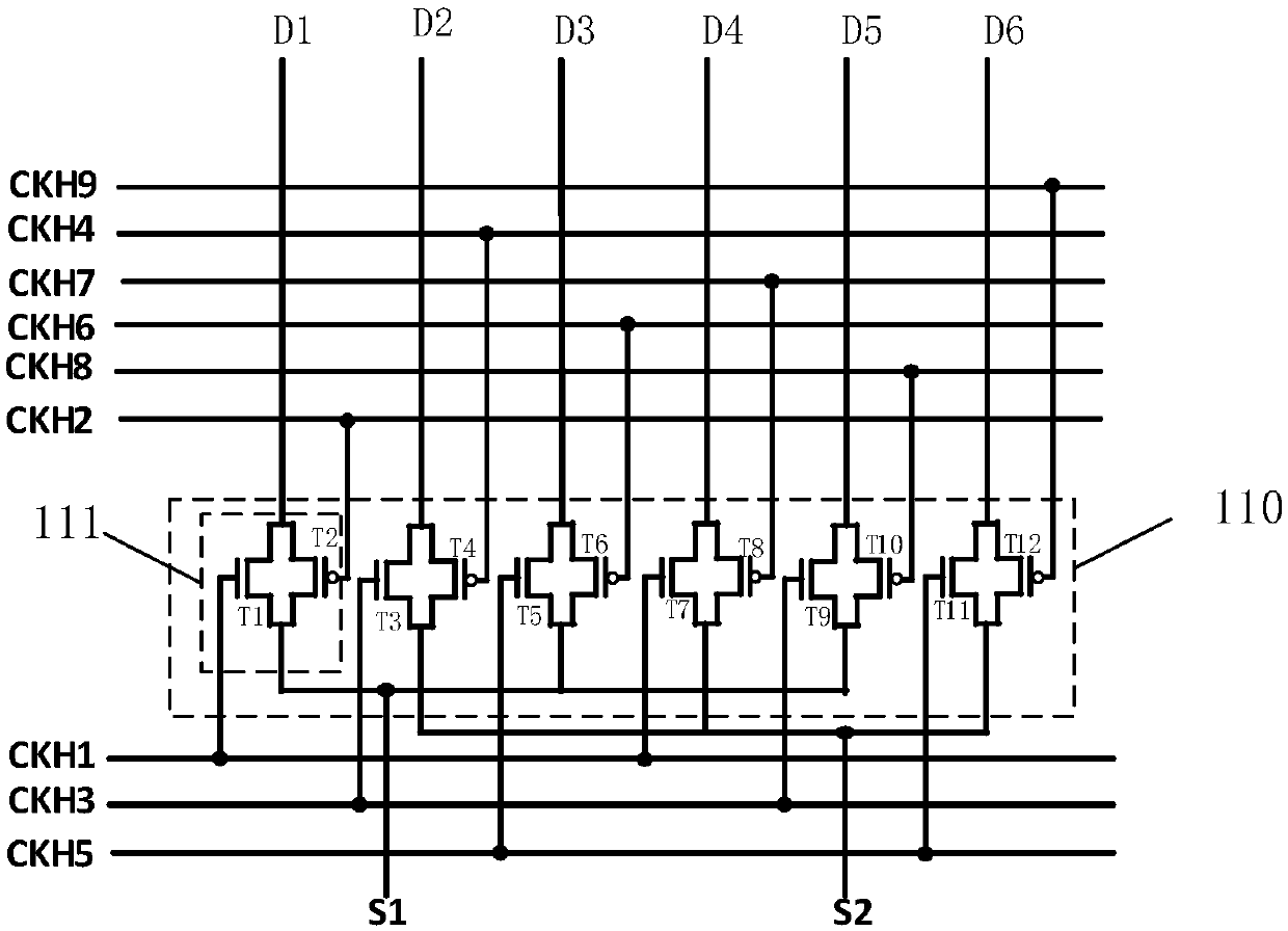 Display panel, data driving circuit thereof, and display device