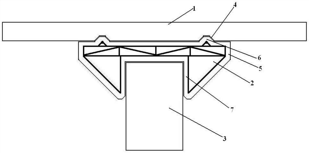 Fabricated pile cap for composite foundation