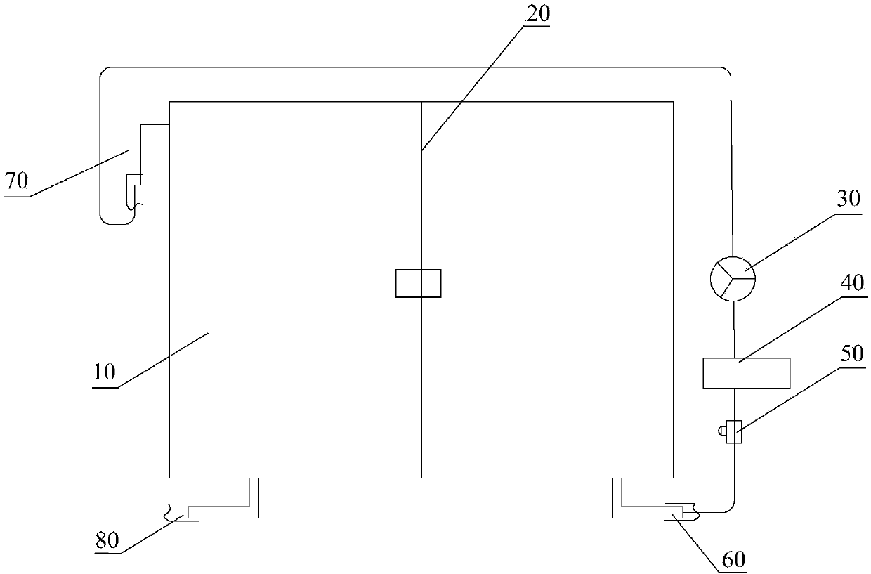 Fuel oil circulating filter system, oil tank and engineering machine