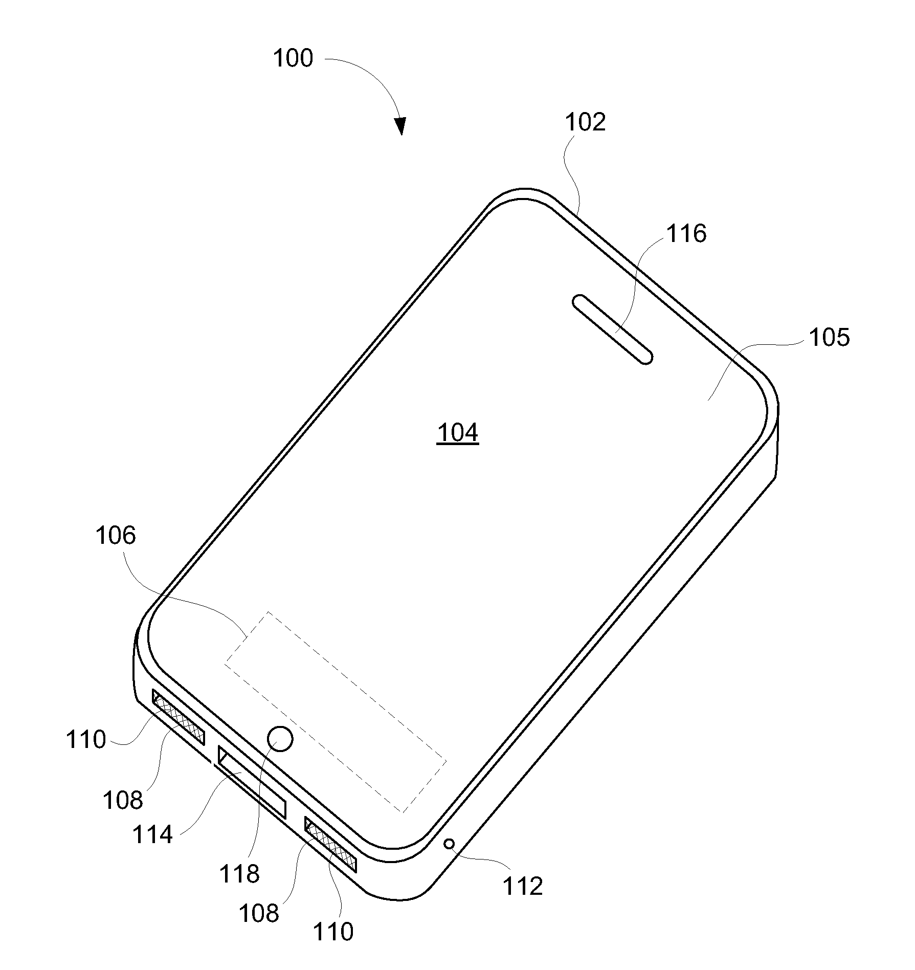 Audio port configuration for compact electronic devices