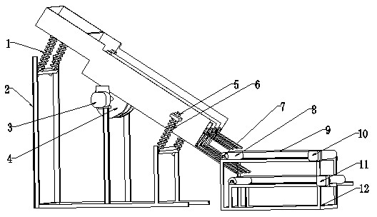 Directional sequencing device for prawns