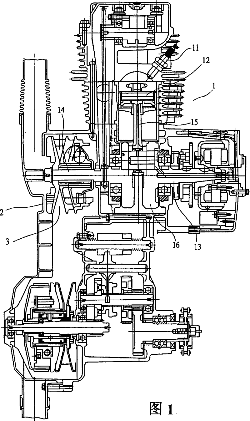 Noise preventing device of balance gear of crank