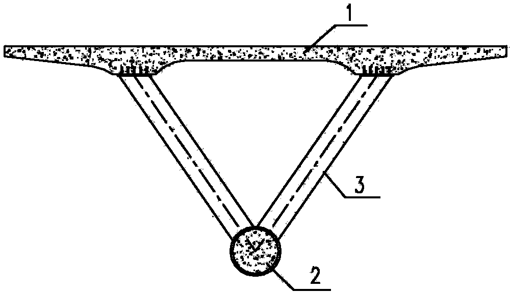 Deck-type triangular truss steel joist bond beam