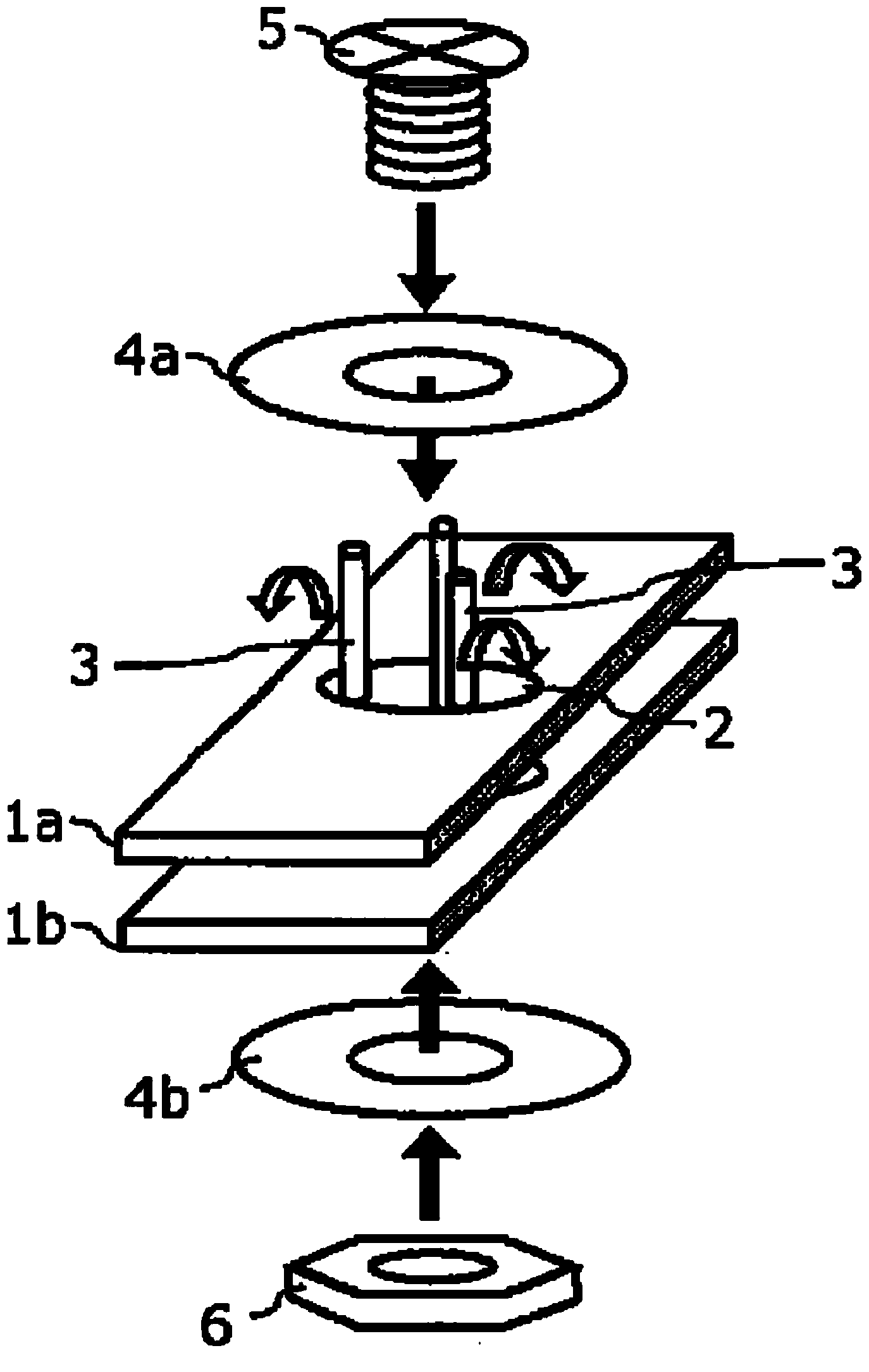 Electrically conductive pin connection