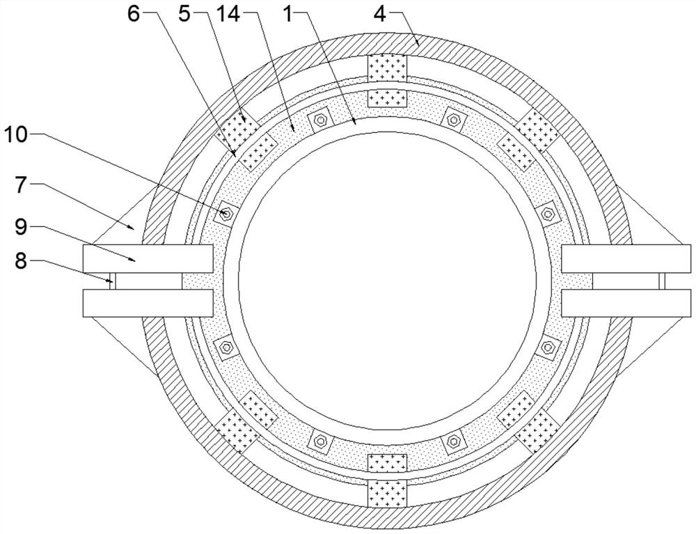 Airtight structure for check ring quenching combustion chamber