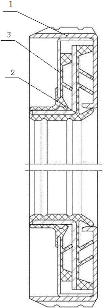 Sealing device for hub bearing unit of agricultural machine