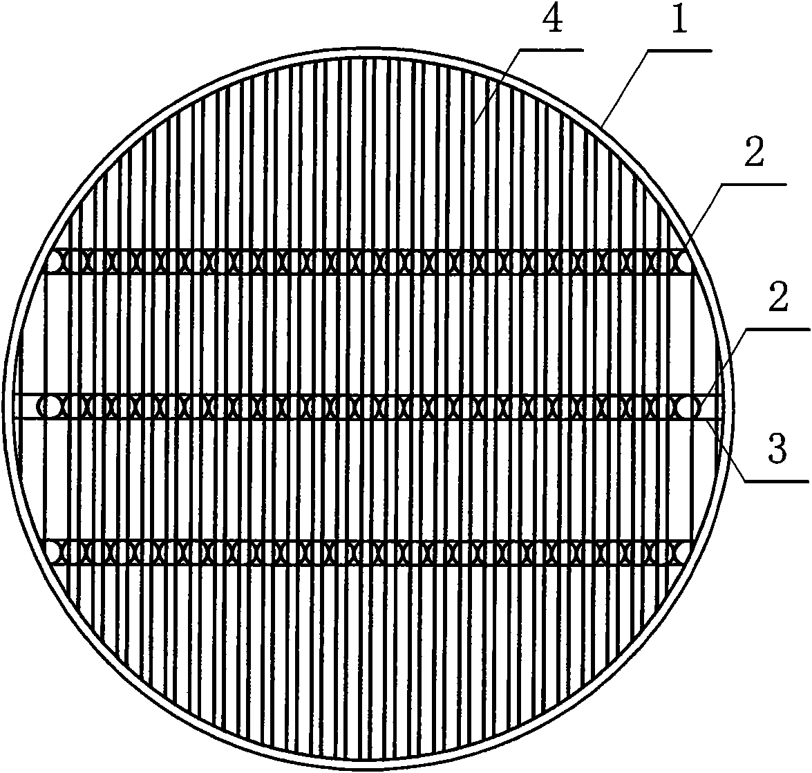 Demister used for dust-removing desulfurization tower