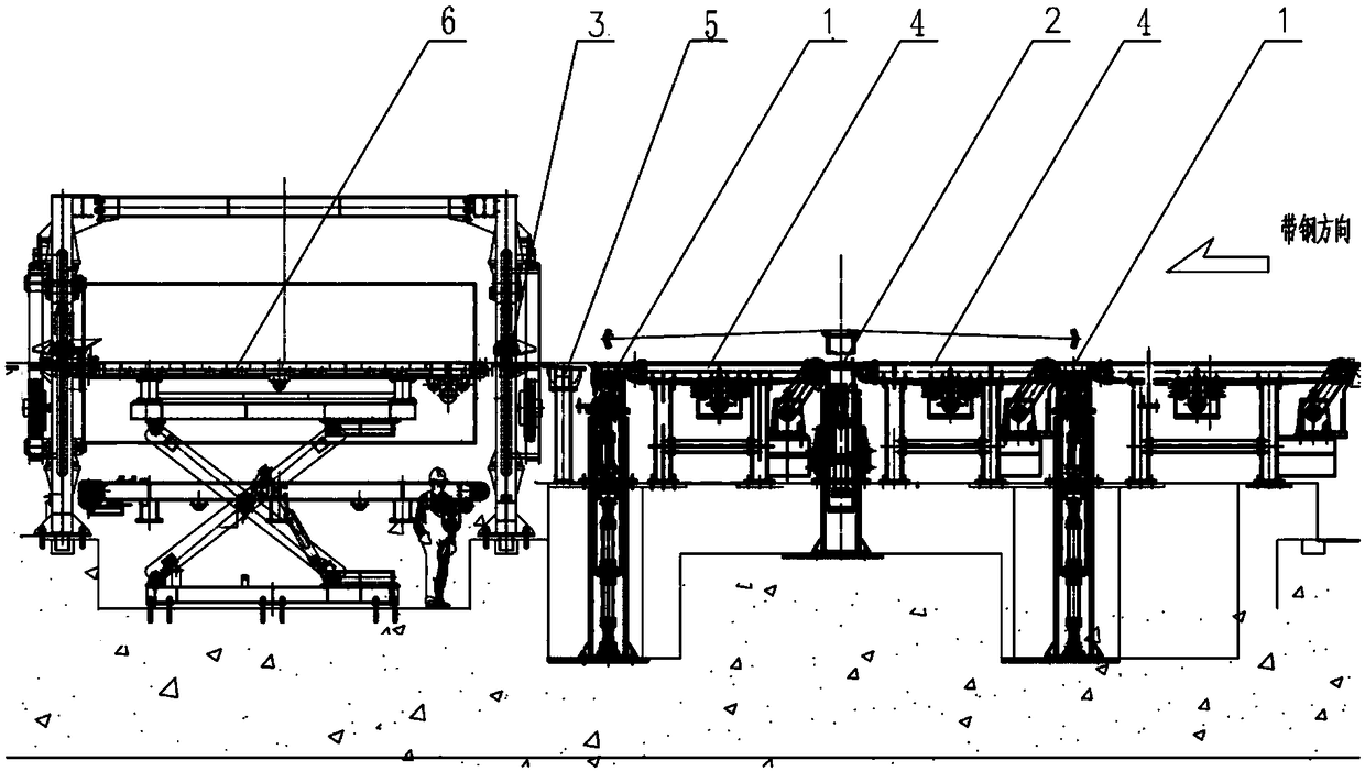 Inspection device and inspection method for composite multi-station steel plate