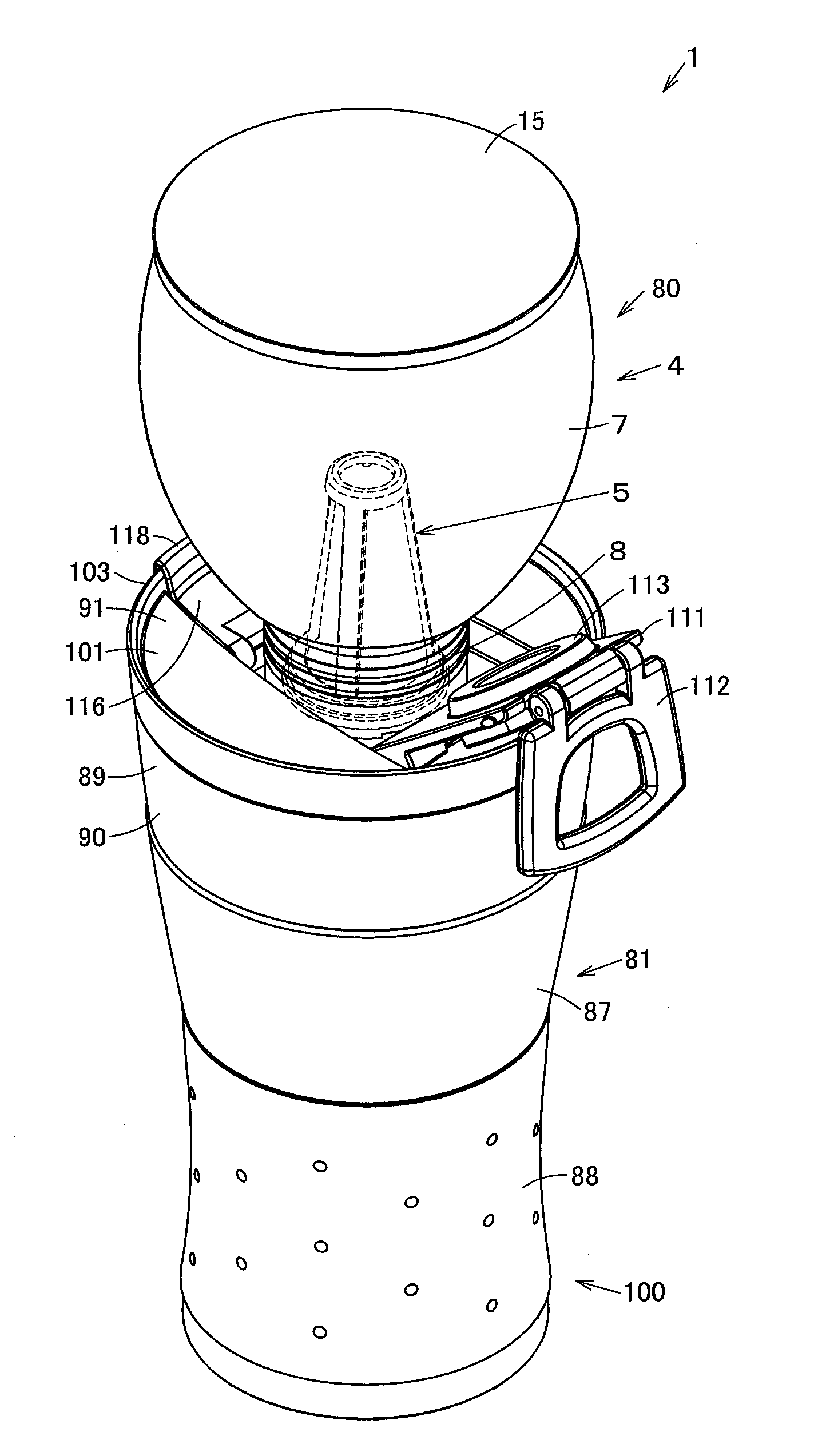 Drink extracting apparatus