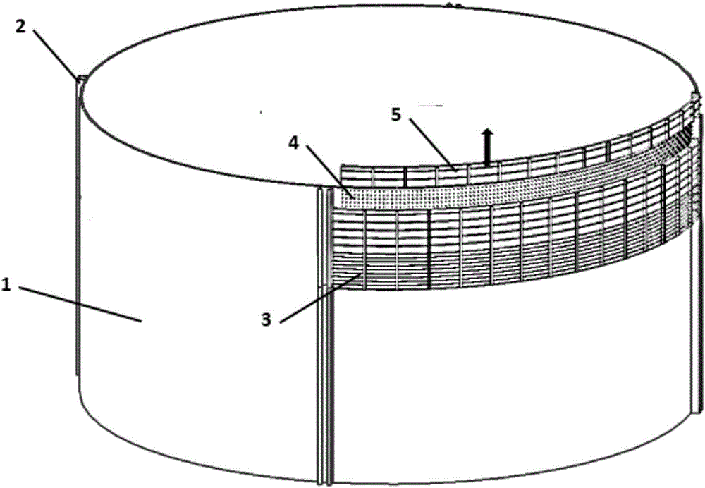 Concrete anticorrosive tooling construction method for splash zone of steel cylindrical bank protection structure