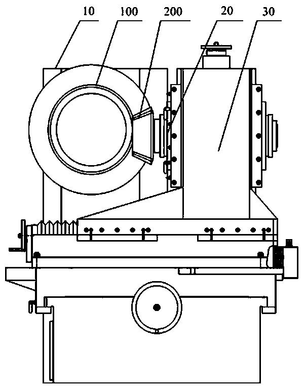 Forced kinematic chain bevel gear variable intersection angle offset roller mill