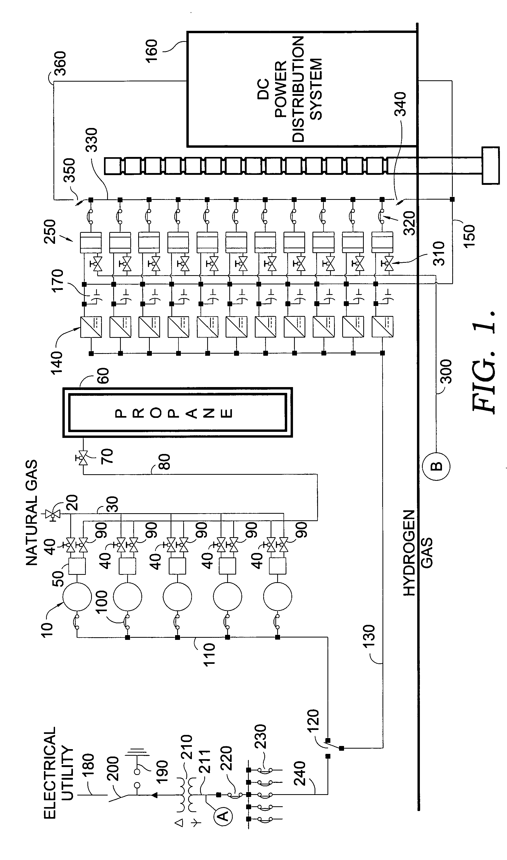 Fuel system used for cooling purposes