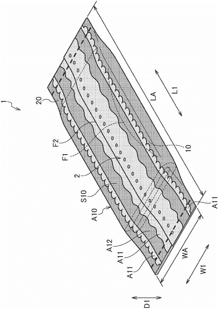 Container for absorbent articles