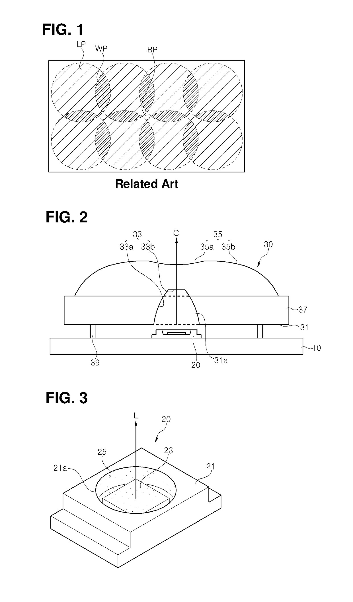 Light emitting module and lens