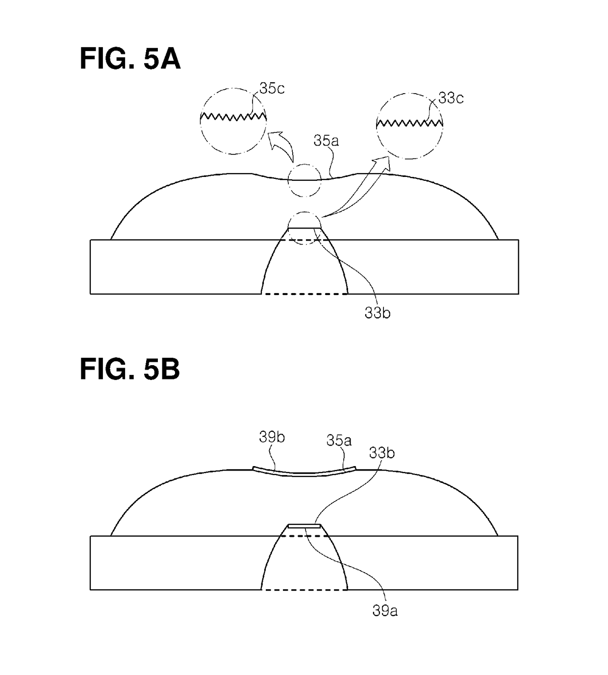 Light emitting module and lens