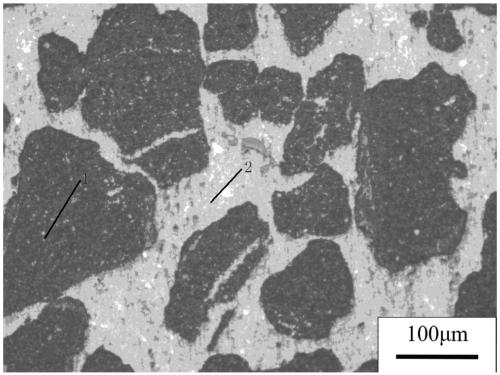 Method for preparing cluster-type aluminum matrix composites from recycled SICP/AL composites