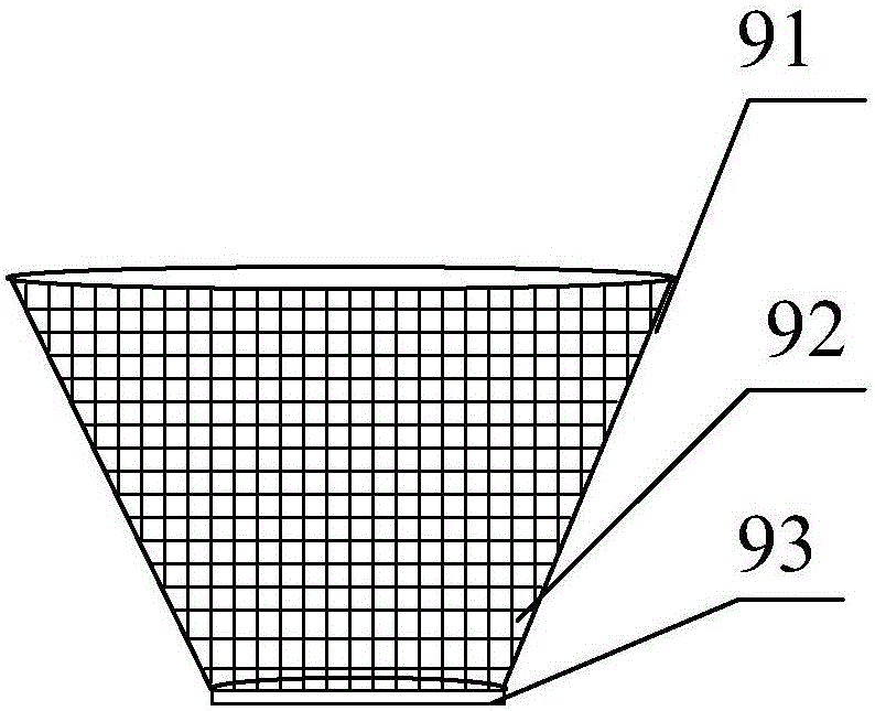 Special device for collecting female animal feces and urine in cow metabolism test