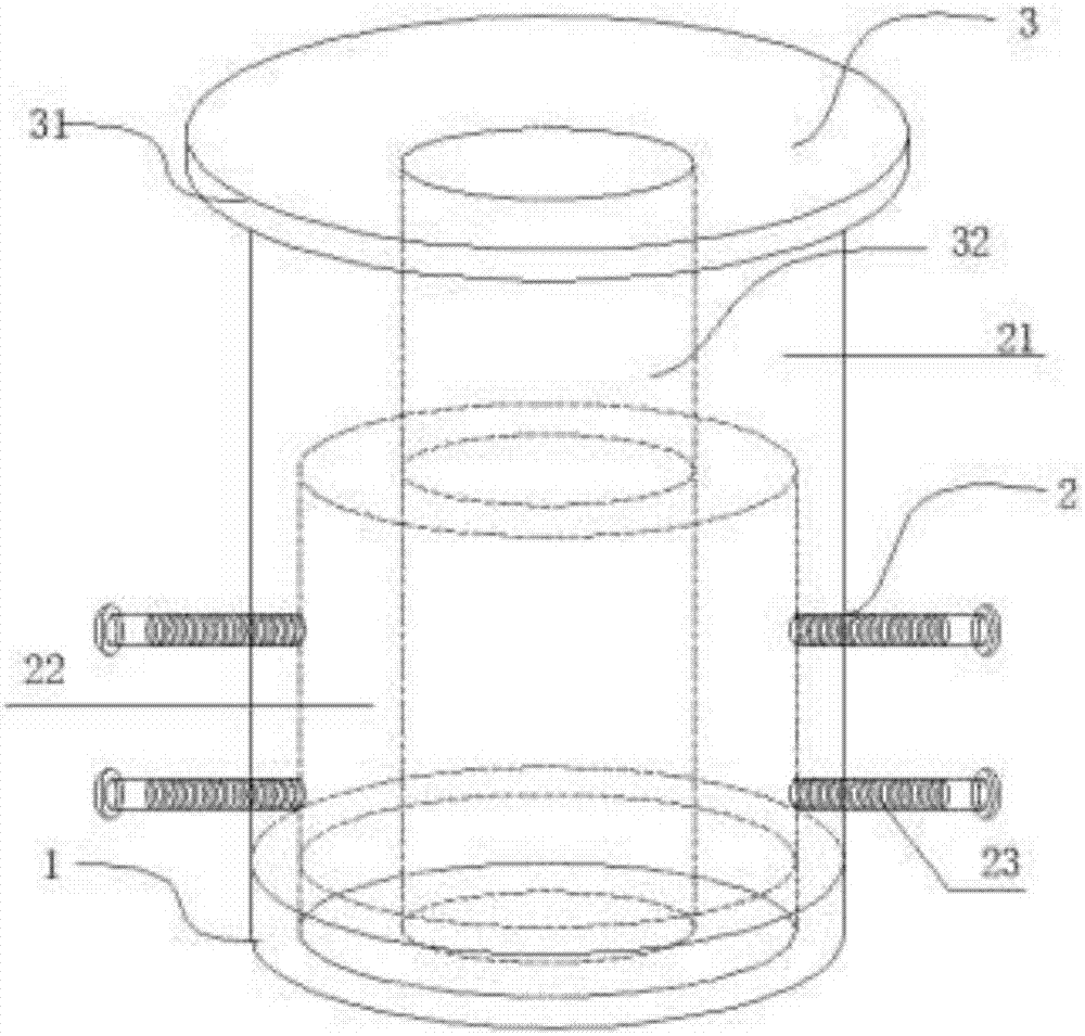 Remoulded soil stratified compaction sample preparer for indoor triaxial test and method thereof