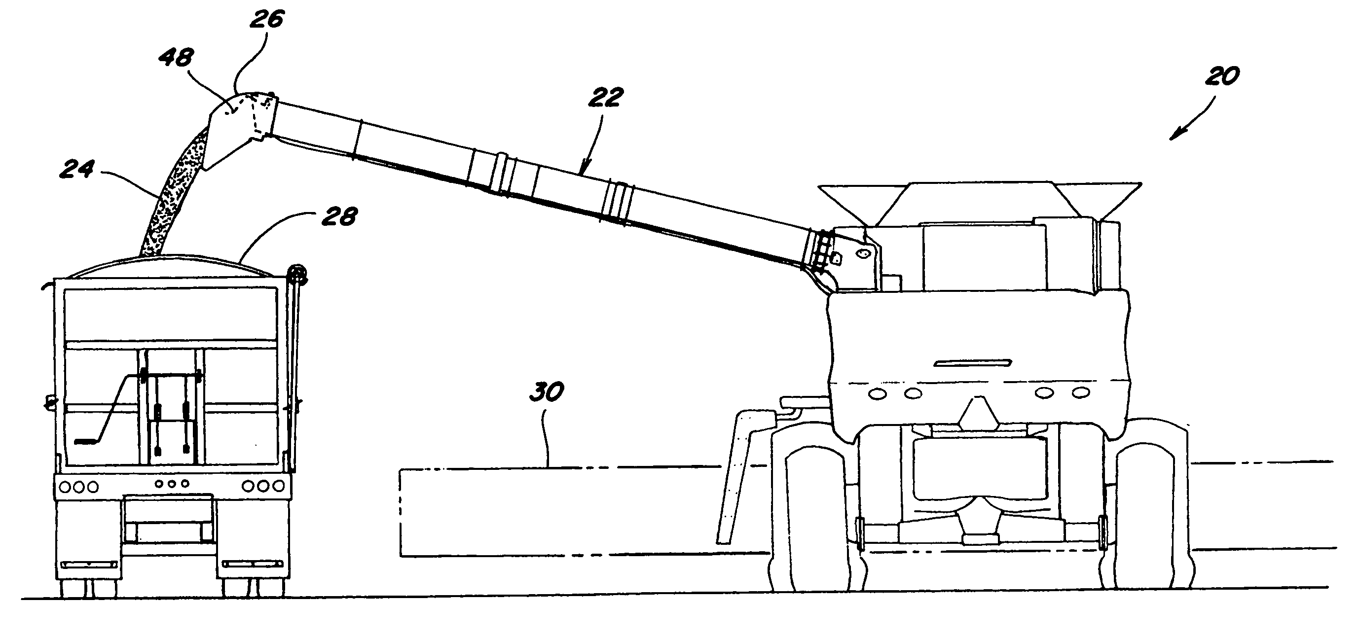 Grain unloader conveyor tube with dribble control door