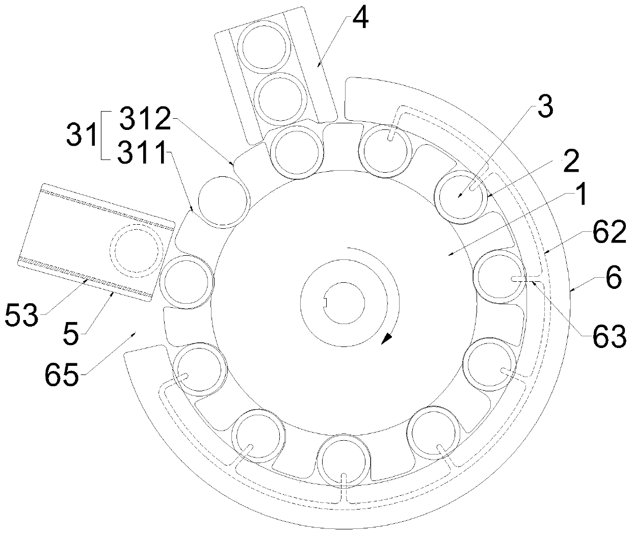 Bearing ring processing device