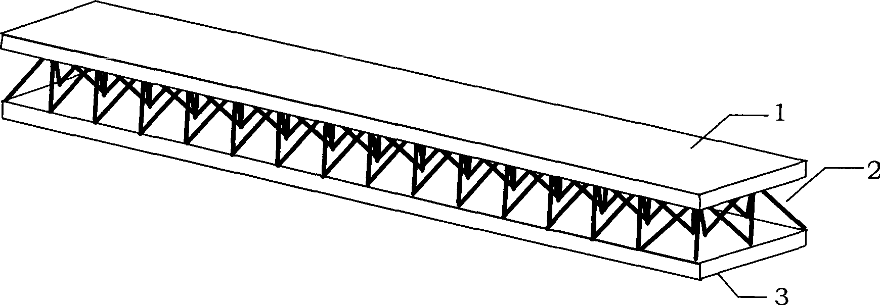 Preparation method of rectangular pyramid metal lattice material