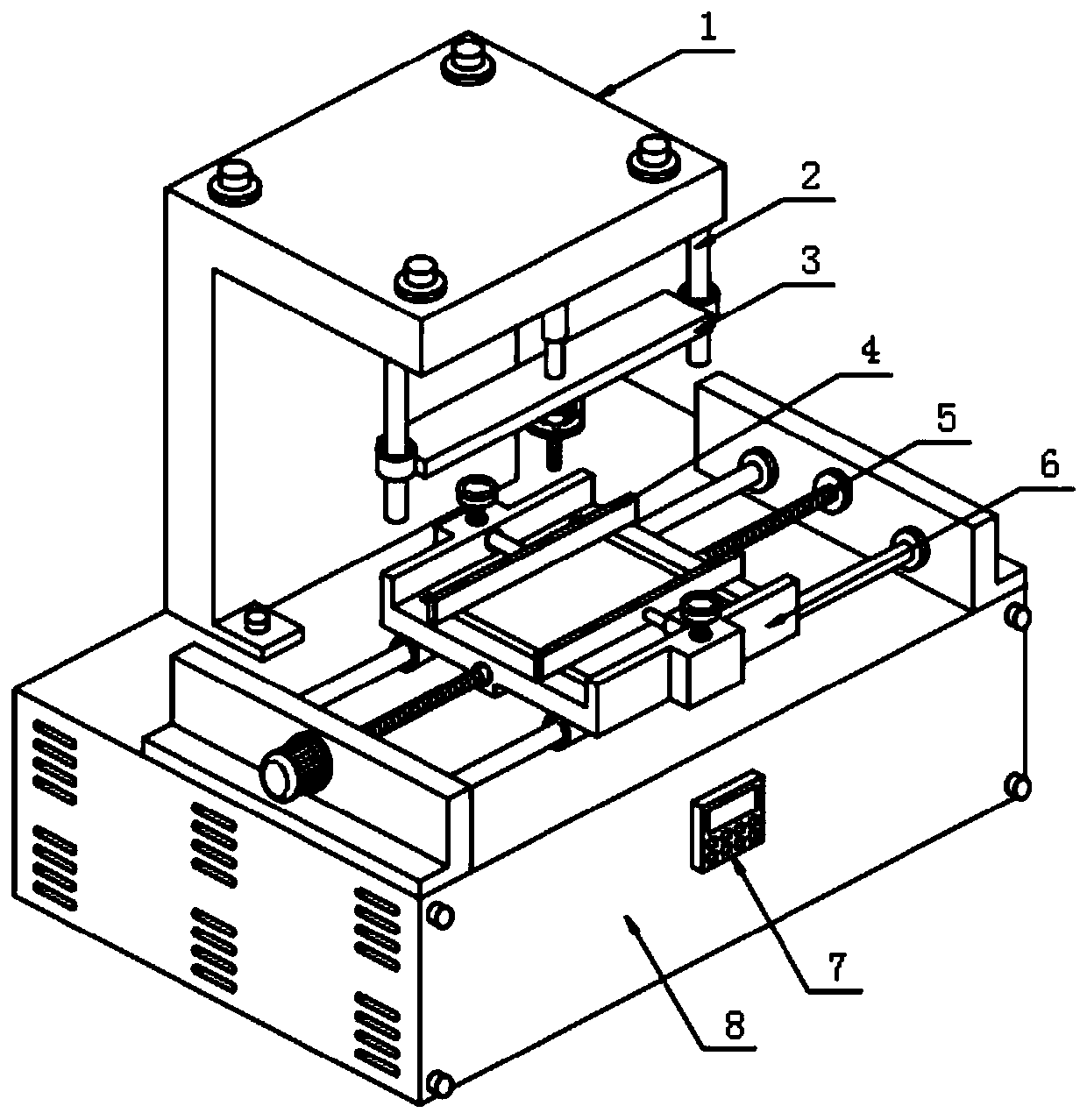 Positioning type drilling device capable of easily adjusting drilling position