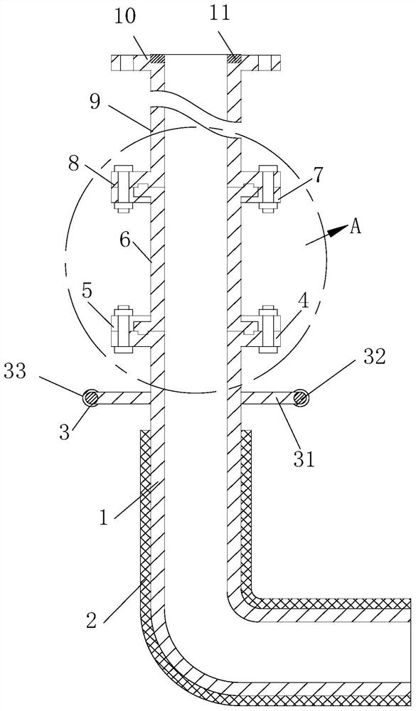 Device for conveying concrete on building tower crane