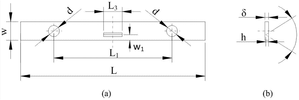 Method and device for dynamic extensometer in mechanically fixed high temperature fatigue test