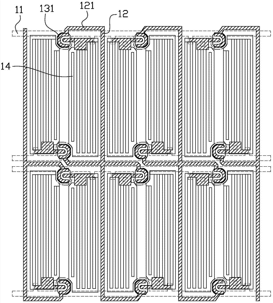 Double-scanning-line pixel array structure, display panel, display device and drive method thereof