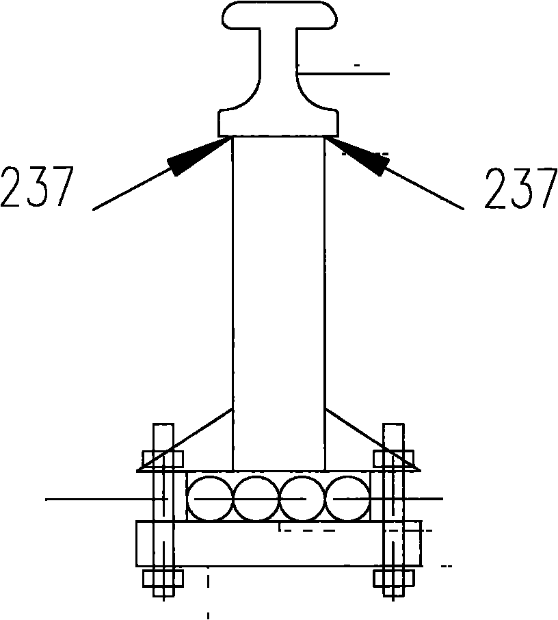 Overhead cable track and special track traveling crane thereof