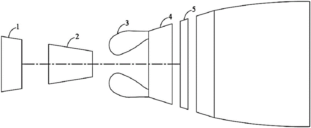 Low-emission combustion chamber with double-layer axial hydrocyclone adopted at precombustion stage