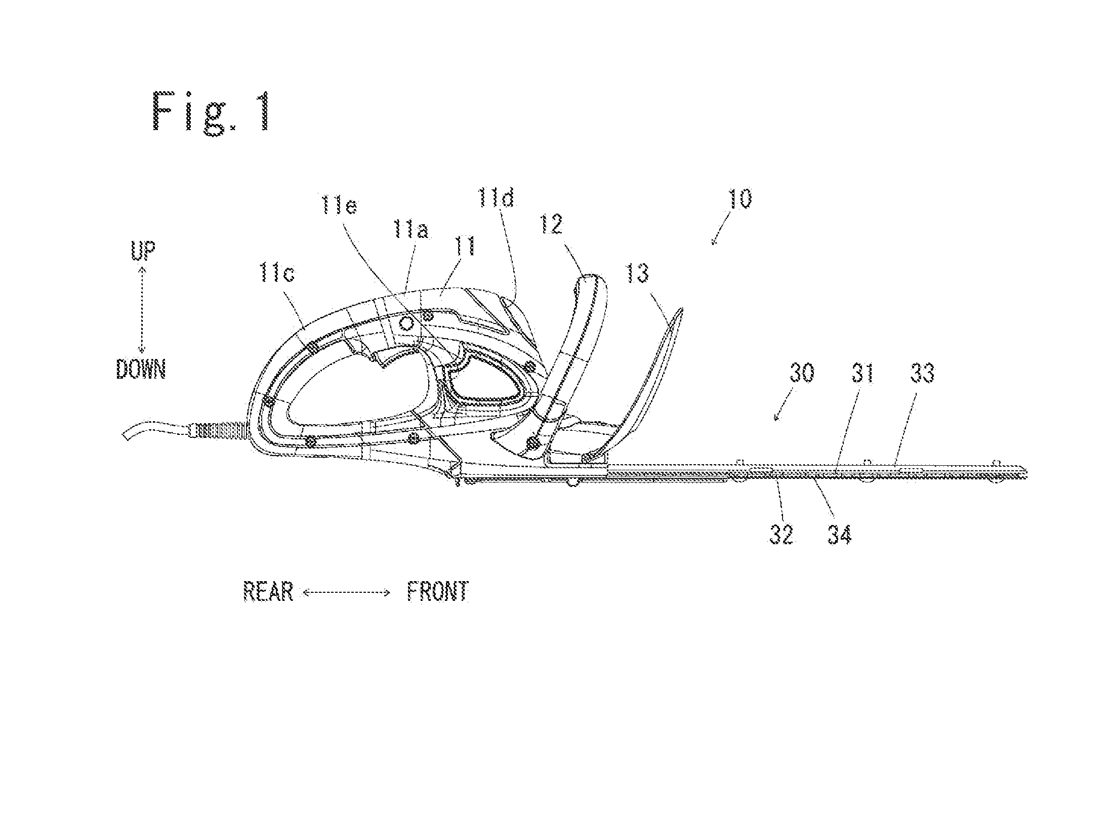 Electrically powered garden tool