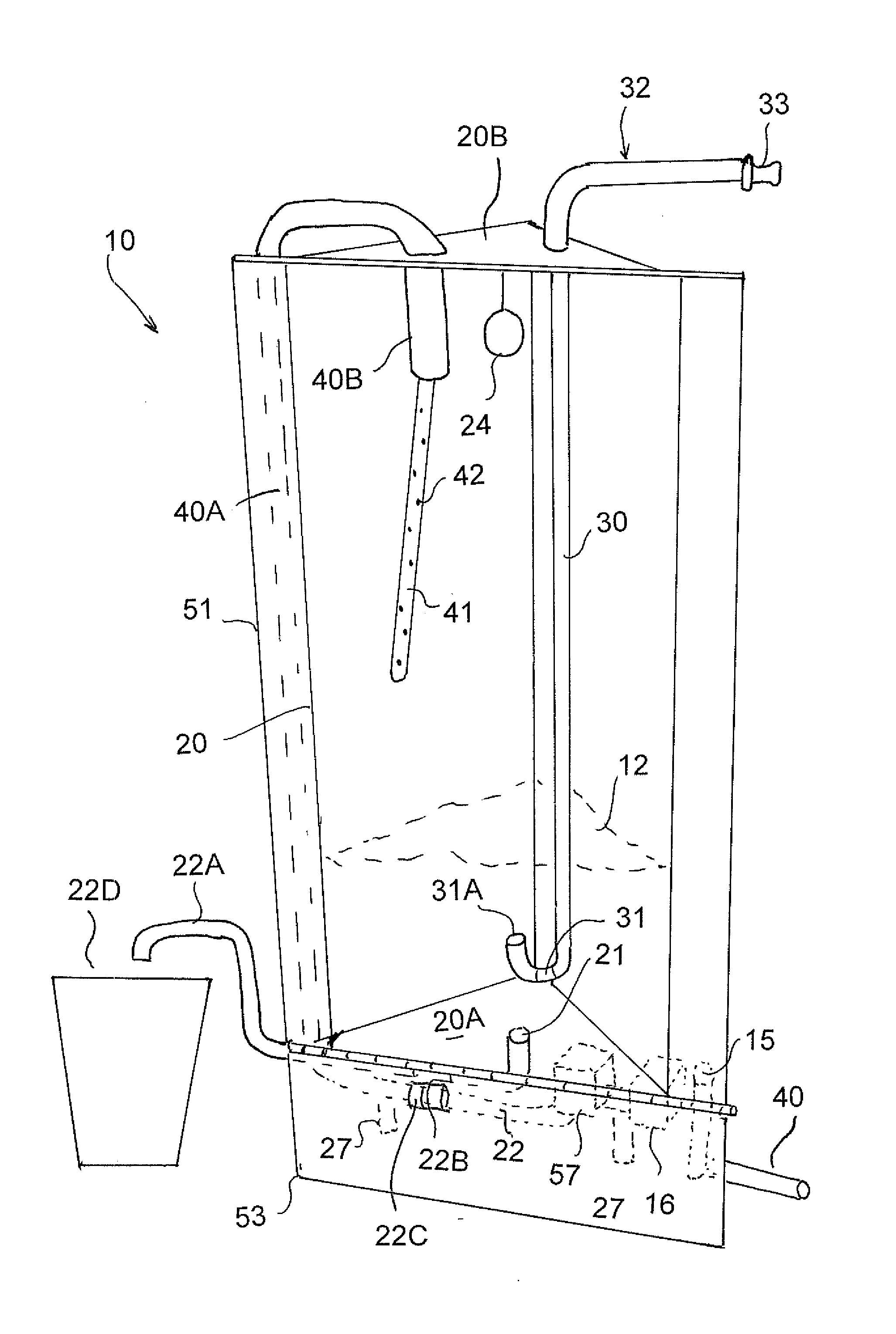 Method for Storing Used Cooking Oil