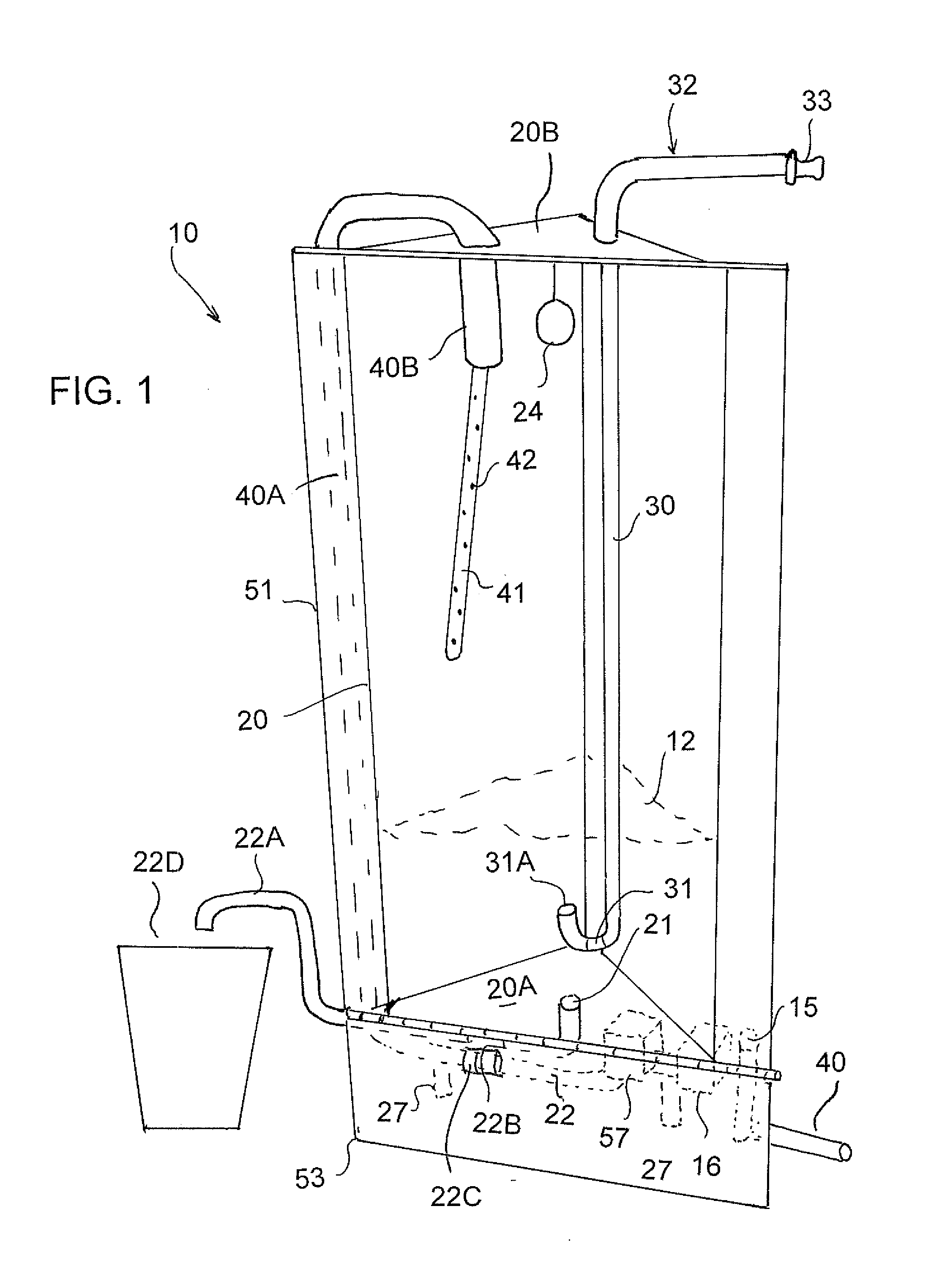 Method for Storing Used Cooking Oil