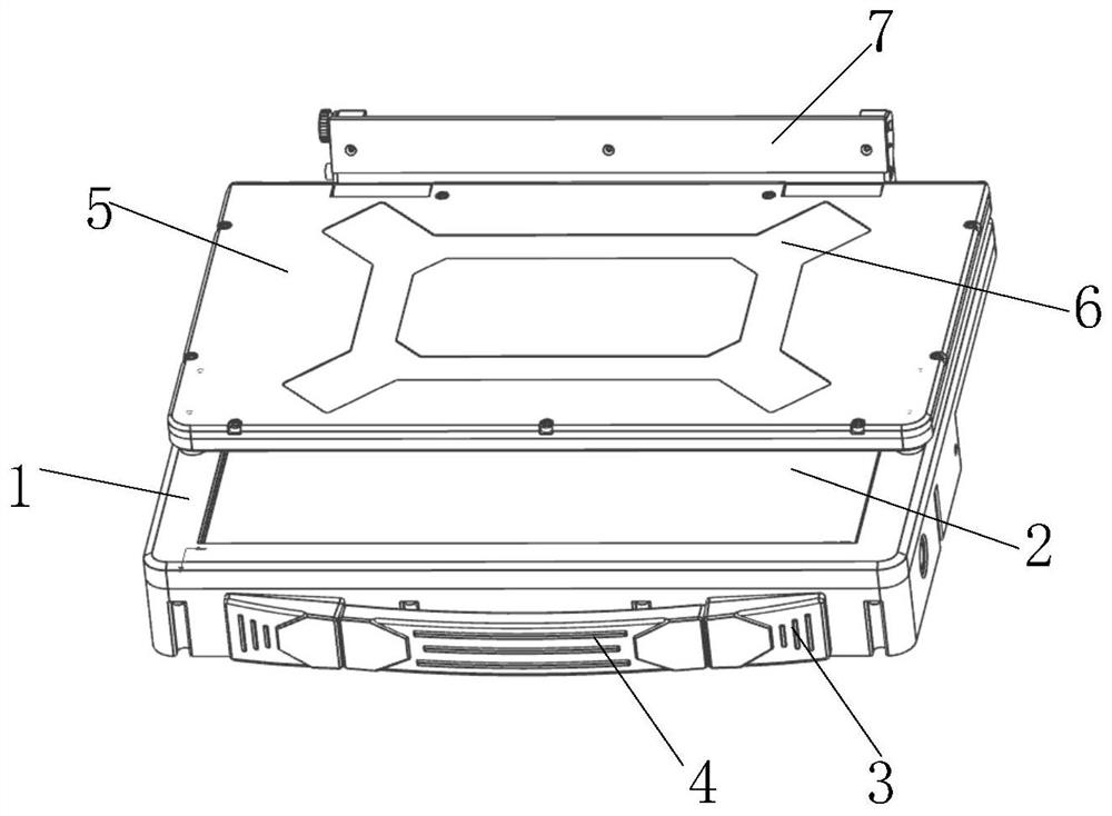 Portable display control terminal equipment and using method thereof