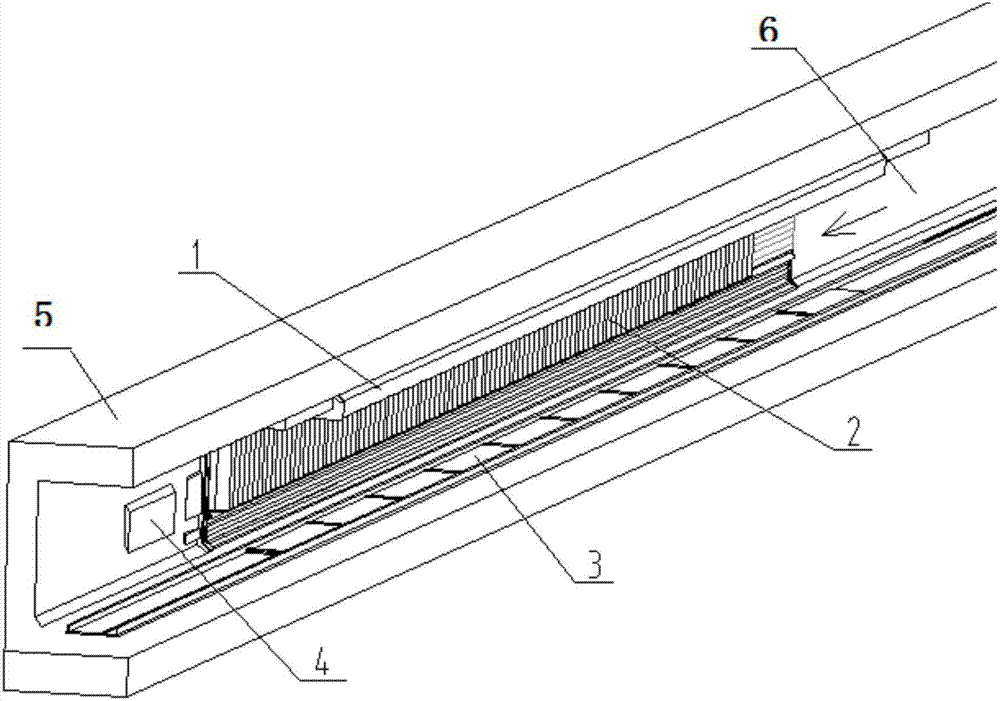 Air environment purification system for subway tunnel and running method thereof