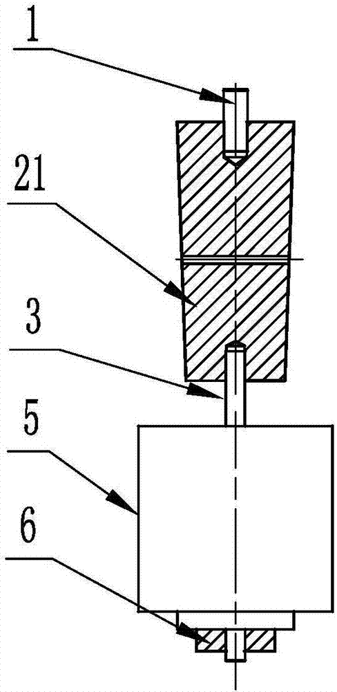 Device for mounting interference fit pin shafts in drawing manner and method for mounting interference fit pin shafts