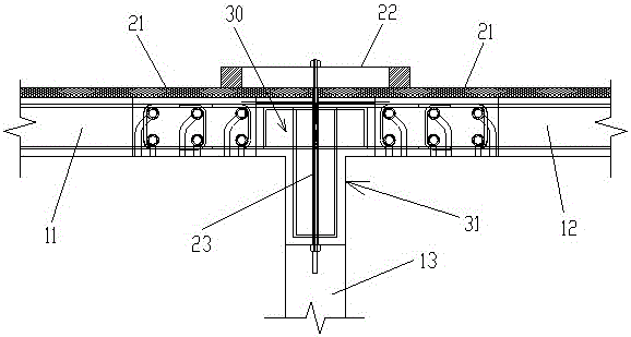 Method for constructing shear wall cast-in-place area by adopting decoration integrated plates