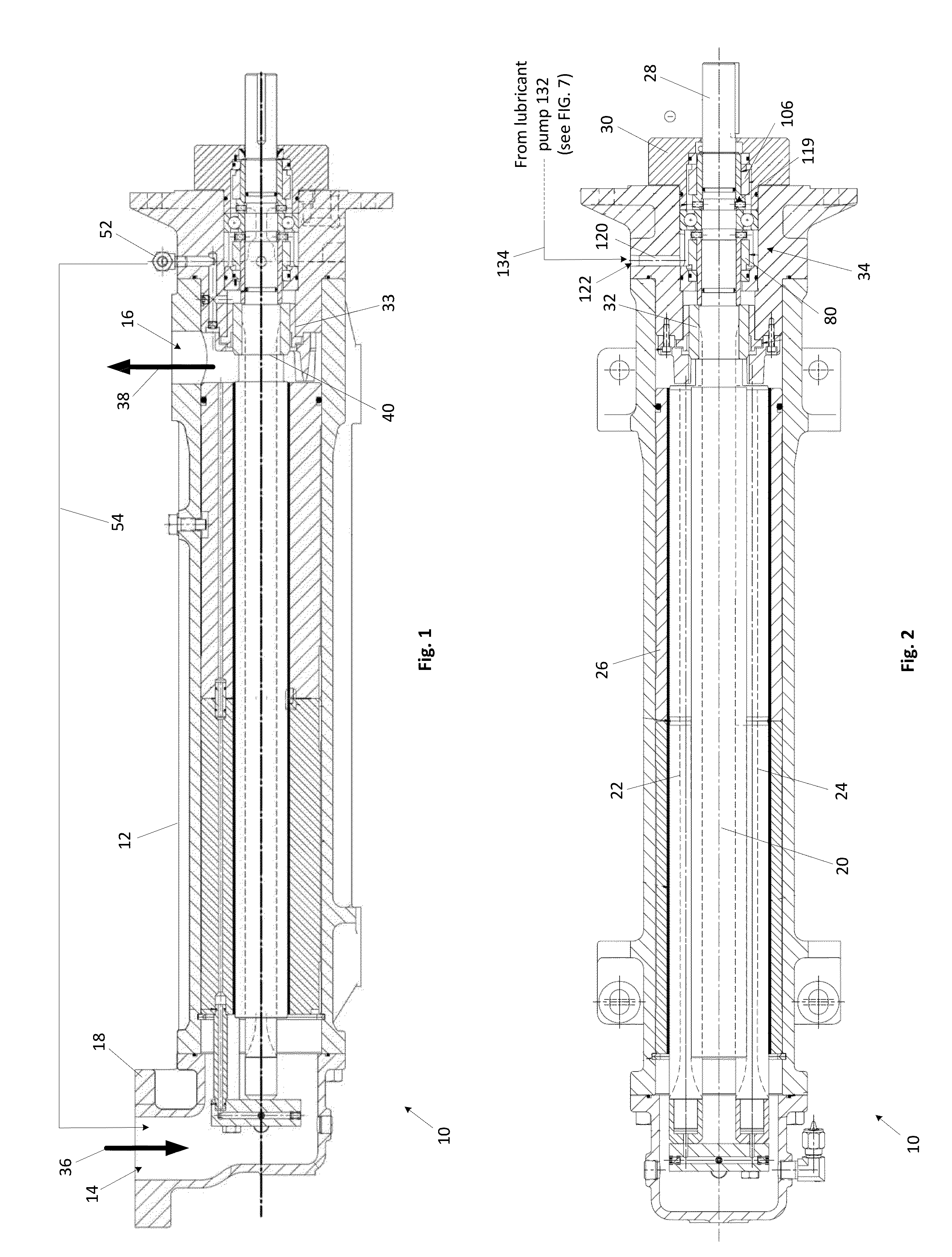 Dual mechanical seal with embedded bearing for volatile fluids