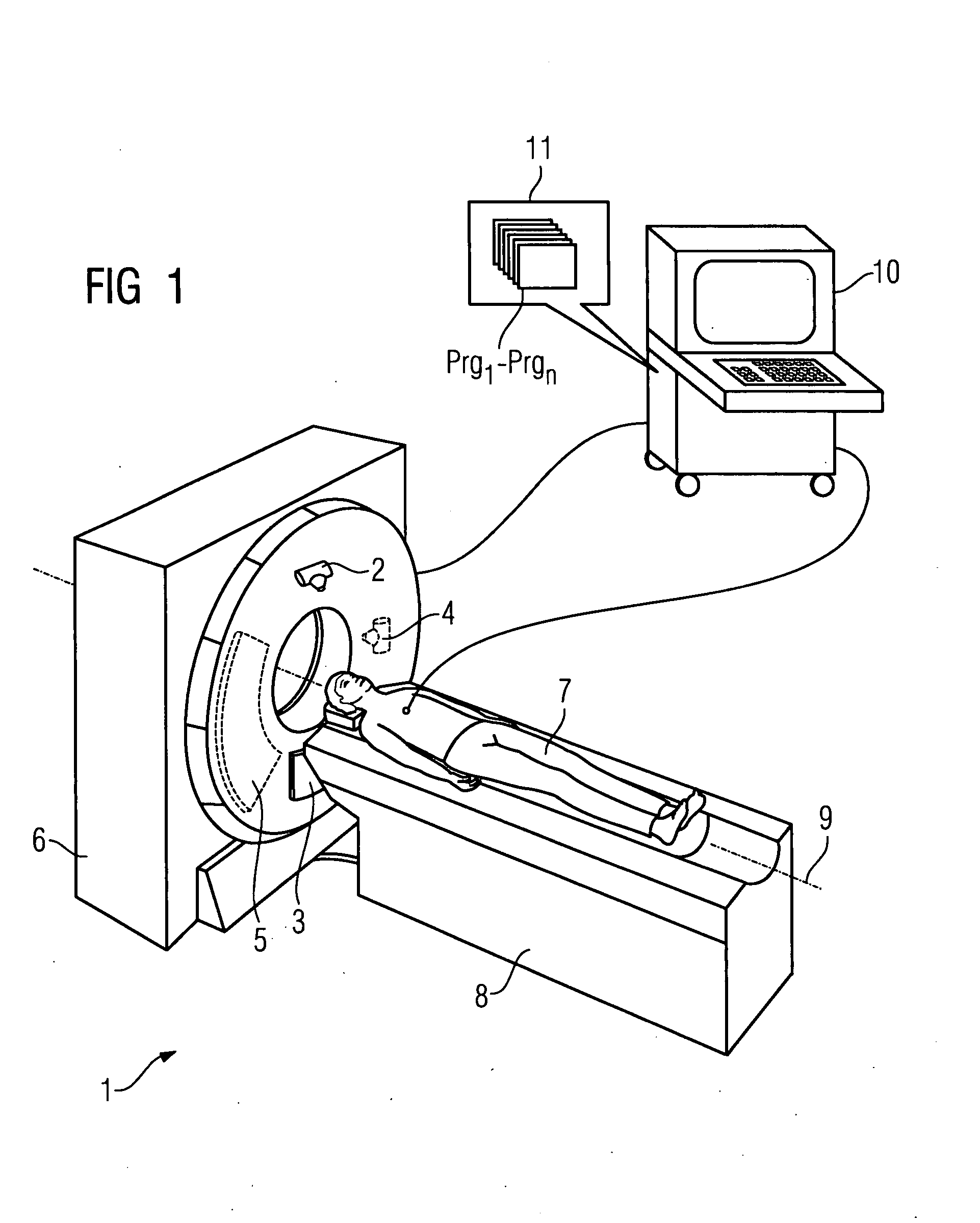 Method for generating tomographical recordings of a partially cyclically moving examination object